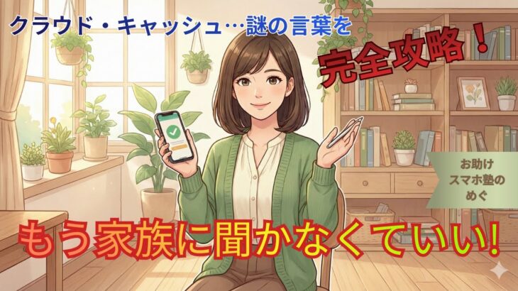 【シニア向け】スマホ用語を家で例えたら完全理解できた～お助けスマホ塾のめぐ～