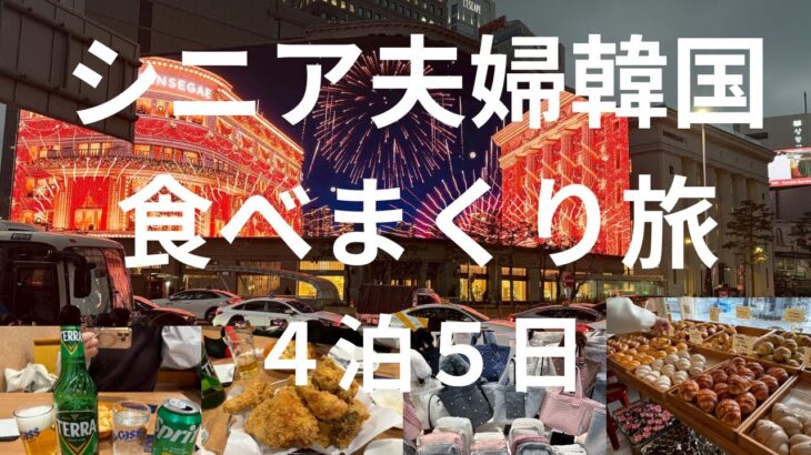 【韓国】シニア夫婦４泊５日食べまくり旅