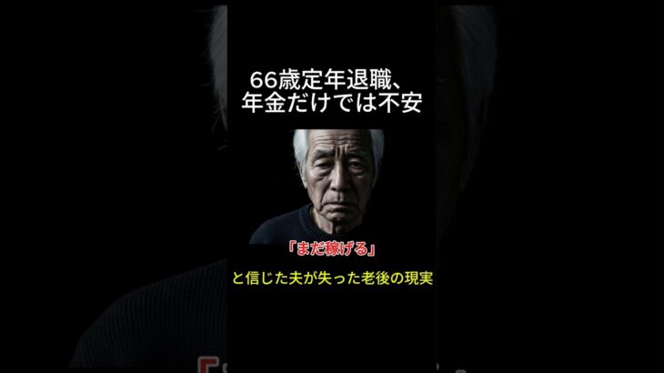 #定年退職 #老後の不安 #投資失敗 #シニア #家族 #夫婦 #老後資金 #年金生活 #人生 #感動