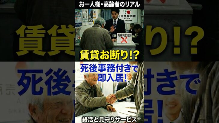 お一人様のリアル【賃貸お断り⁉️死後事務付きで即入居】　終活と見守りサービス