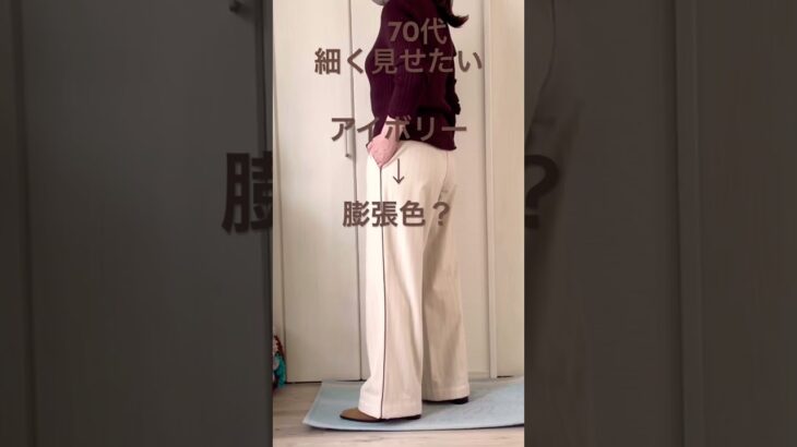 ボトムに膨張色は有りか。迷うシニア #zara #ファッション #プチプラ