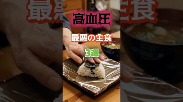 【1位は大人気のアレ⁉】高血圧になりやすい最悪の主食とは⁉#雑学 #健康 #医学 #ファッション #開運 #名言 #知恵