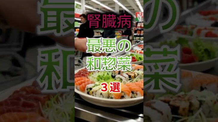【1位はきんぴらじゃない⁉】腎臓病になりやすい最悪の和惣菜とは⁉#雑学 #健康 #医学 #ファッション #開運 #名言 #知恵