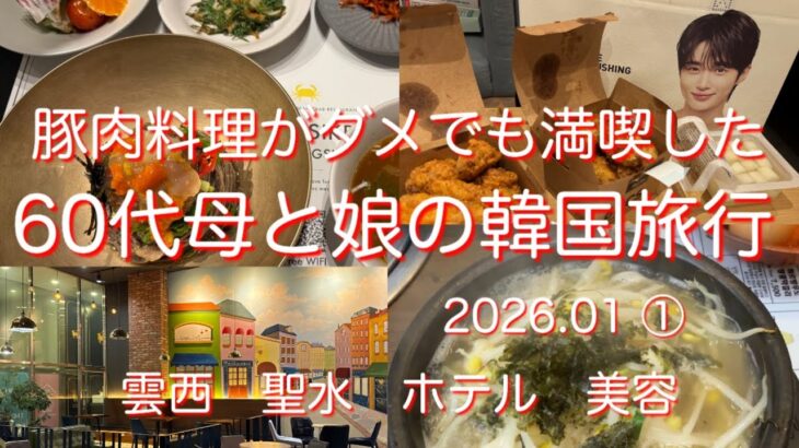 【韓国旅行パート①】1月母娘のソウル旅🇰🇷