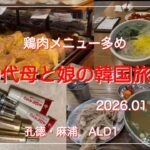 【韓国旅行パート②】1月母娘のソウル旅🇰🇷