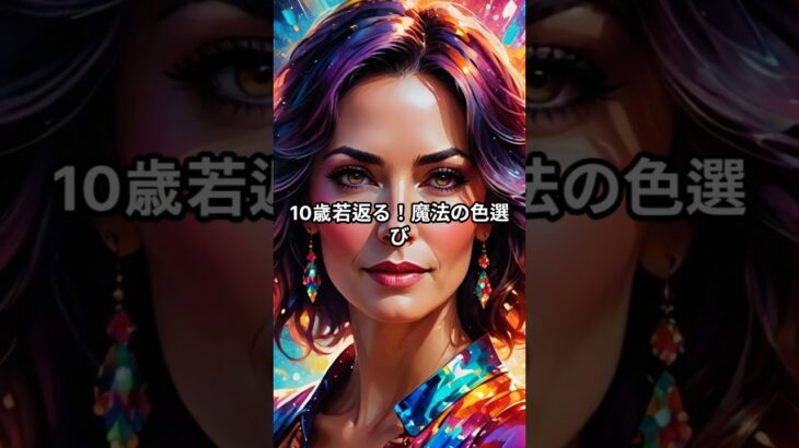10歳若返る！シニアが選ぶべき最高の「魔法の色