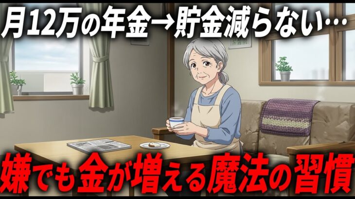【たったコレだけ】月12万の年金生活者が全然お金が減らない理由がコレ