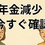 【#1】65歳以上の年金受給者への影響について解説
