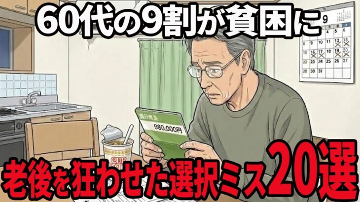 【シニアの本音】老後の選択ミスでシニア貧困に…こんなはずじゃなかった 口コミ20選紹介します