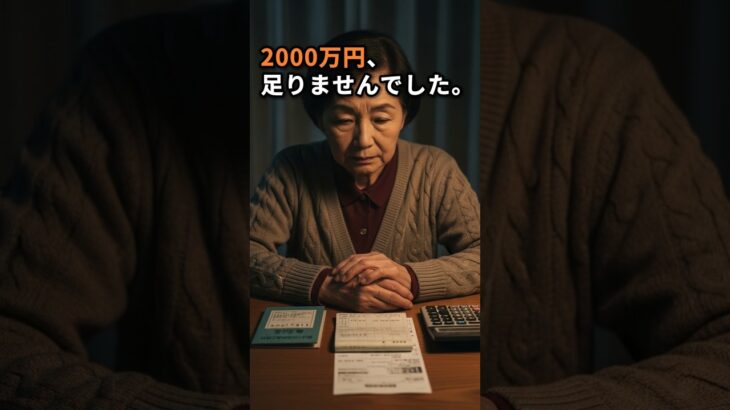 老後2000万円、足りませんでした。#シニア #年金 #shorts