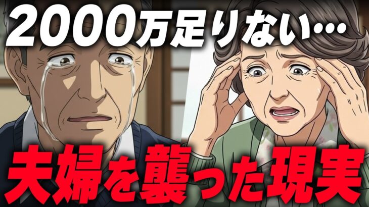 「年金26万でも足りない…」貯金650万の夫婦を襲う老後破綻の罠｜平均以上でも2000万円不足【50代60代70代】