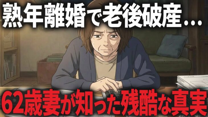 【熟年離婚の落とし穴】年金分割で本当に暮らせるの!?月3万円の現実…62歳妻が知った残酷な老後破産の真実
