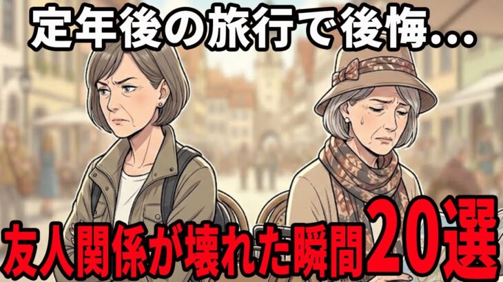 【シニアの本音】50年来の友情崩壊の瞬間！最後の旅行になったワケ 口コミ20選紹介します
