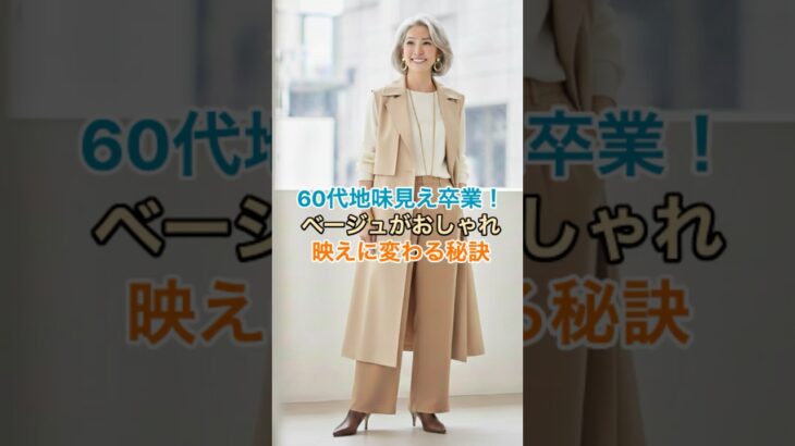 #60代ファッション #シニアファッション