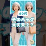 #60代 から要注意！実は老けて見えてしまうバッグ3選