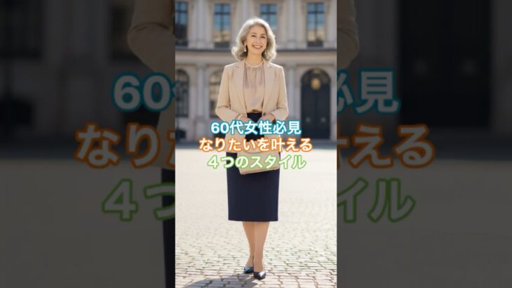 #60代ファッション 60代必見！なりたいを叶える4つのスタイル
