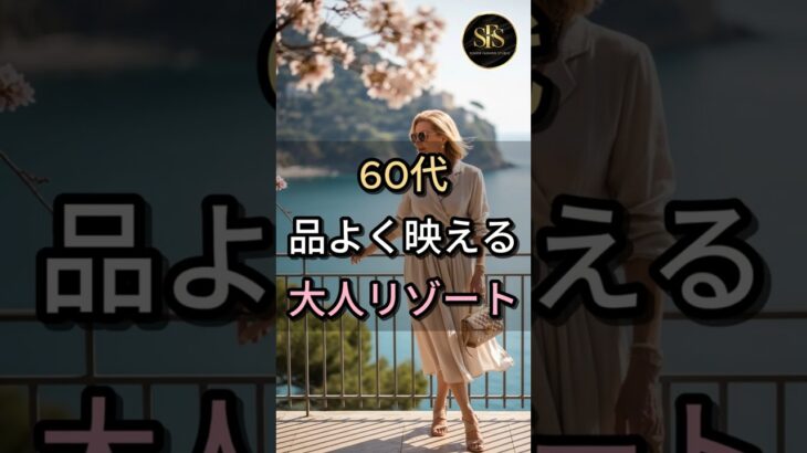60代、品よく映える大人リゾート