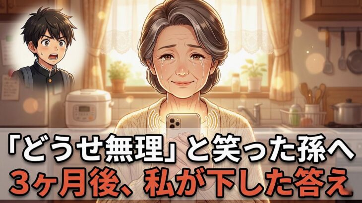 【60代の挑戦】「スマホなんて無理」と孫に笑われた私が、3ヶ月でAIを使いこなし、亡き夫の声を復元した話【シニアの学び直し・回想】