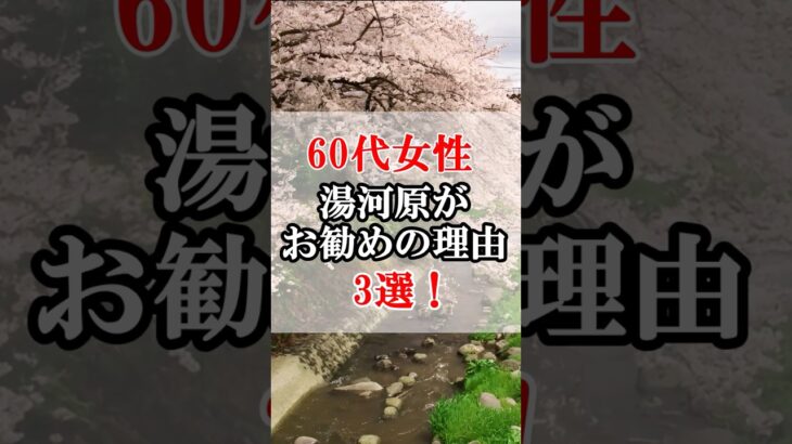 60代女性湯河原がお勧めの理由！#60代女性 #旅行 #シニアライフ #60歳代 #雑学 #60代 #旅 #シニアライフ60代 #シニア旅行