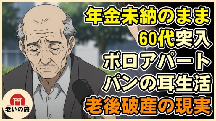 【漫画】年金未納のまま60代突入…ボロアパートでパンの耳をかじる男に突きつけられた“老後破産”の現実【シニアライフ】【60代以上の方へ】