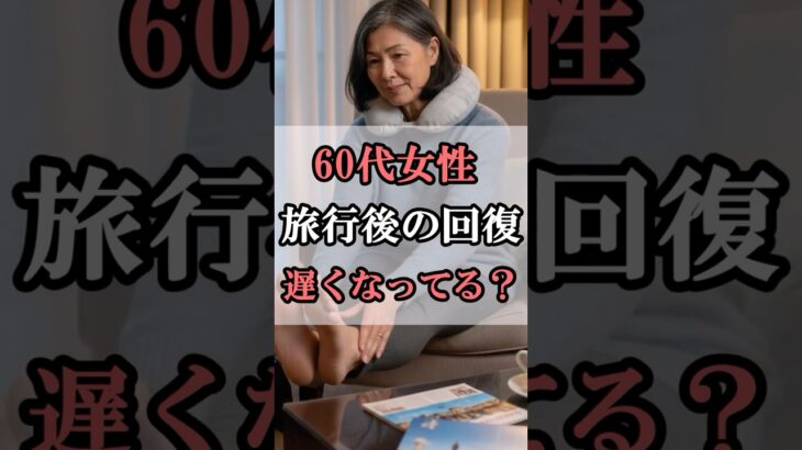 60代女性が旅行の後、回復が遅い原因…#60代女性 #shorts #シニアライフ #シニアライフ60代 #60歳代#女性 #shortvideo  #雑学 #60歳代