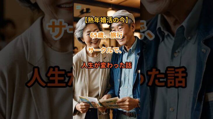 【熟年婚活の転機】65歳が旅行サークルで見つけた“運命の出会い”【シニアの口コミ】