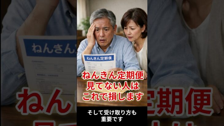 【警告】年金は65歳が正解とは限りません、ねんきん定期便を見てから決めるべきです#shorts