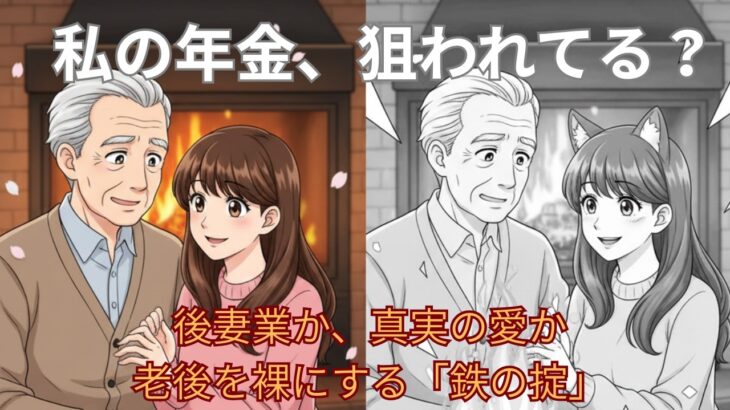 【後妻業を疑え】シニア世代「俺の年金、狙われてる？」70代のあなた！女性から近づいてきたら、それは後妻業かも知れません！