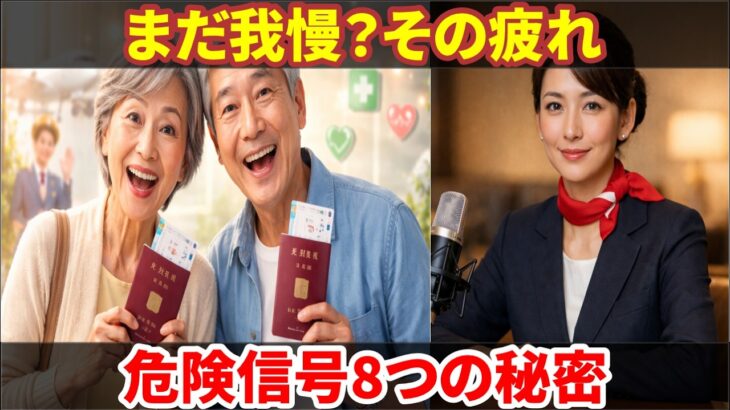 知らないと後悔｜高齢者の飛行機リスクと寿命を守る8つの対策