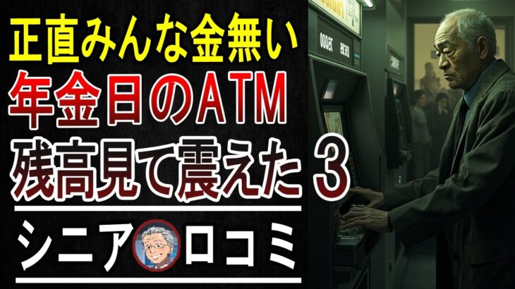 年金生活者のリアル！ATMで”まさかの残高”に青ざめた瞬間「今月の食費は…」【60代の叫び】【パート3】