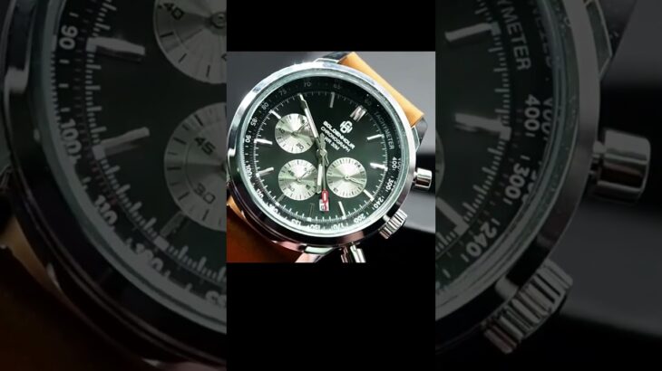 MRカジュアル　本革ベルト腕時計　 #50代メンズファッション