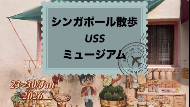 【シンガポール】シニア夫婦、娘と一緒ならではのポップマート展やユニバーサルスタジオを楽しみました！６０代の旅のOOTD