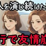 【シニアの人間関係】もう「いい人」はやめます。旅行で絶縁した親友のSNSに書かれた信じられない本音。仲良しだった友人と離れた理由とは？年齢を重ねて変化する友人関係   老後の旅行   老後の幸せ