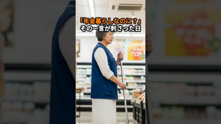 年金暮らしでも、働く理由があります。#シニア #人生 #shorts