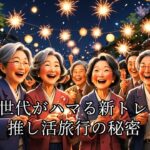 シニア世代がハマる新トレンド⁈推し活旅行の秘密