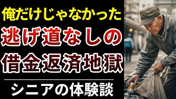 【借金地獄】借金返済に追われるシニア急増！年金だけでは暮らせない現実｜老後破綻の実態