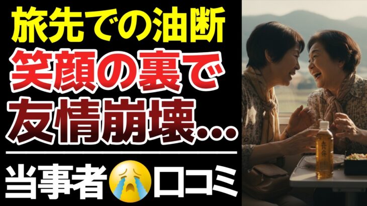 たった一度の旅行で…長年の友情にヒビが入った日【シニアの本音】