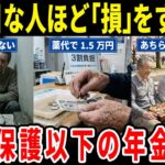 【年金の罠】老後破産は真面目な人ほど陥る。生活保護以下の年金生活に苦しむシニアの不公平な現実の口コミ＜老後・シニアライフ＞