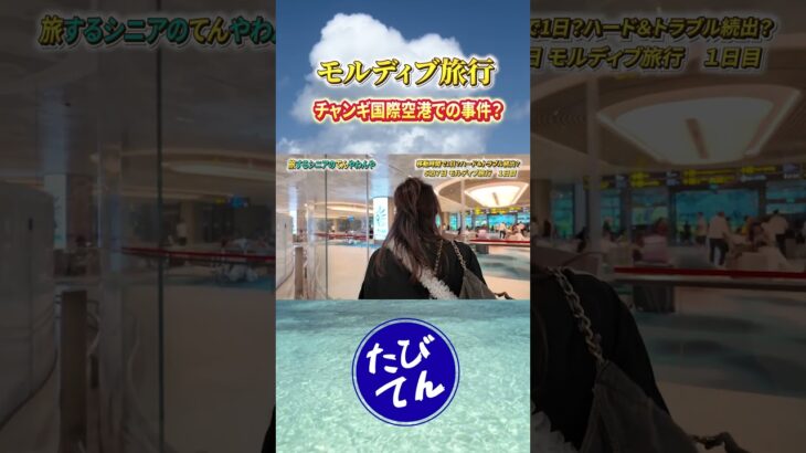 チャンギ国際空港で間違えて出国してしまった？！【モルディブ旅行 vol.1 】#モルディブ #旅行 #vlog