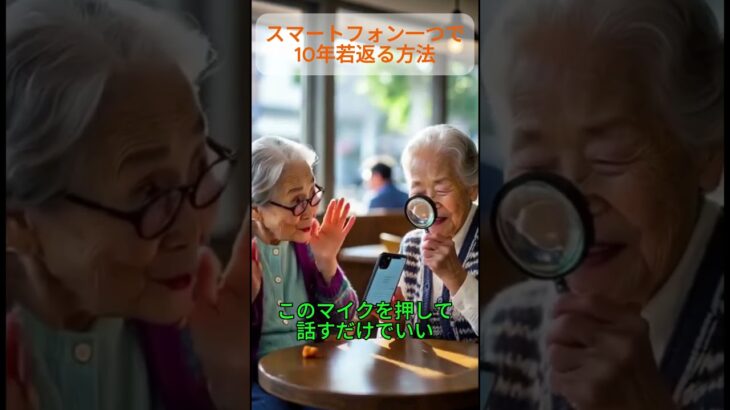 スマートフォン一つで10年若返る方法 #スマホ初心者 #50代ライフスタイル #60代ライフスタイル #70代ライフスタイル #シニアライフ #暮らしの知恵 #生活の裏技 #大人の習い事 #デジタル