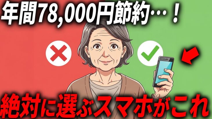 【スマホ1000円台】貧乏なひとほど選んでいるスマホ、貯金できる人ほど選んでいるスマホ、これで分かるよ