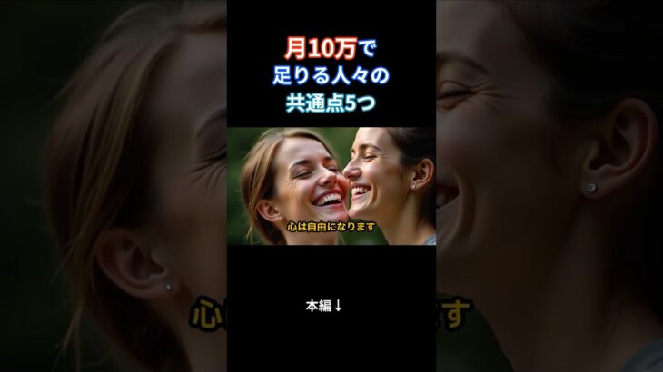 【年金月10万円】で心豊かに暮らす人々の5つの共通点