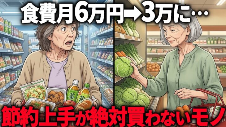 【年金11万円】スーパーで”5つのモノ”を買うのをやめるだけで年間36万削減…ズボラな私でも食費が勝手に半分になった習慣