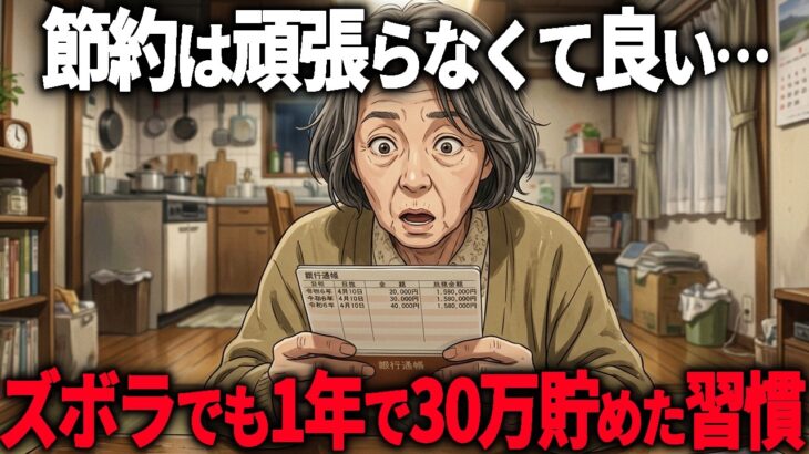 【年金12万円】1年前までズボラだった私でも1年で30万円貯まった節約習慣5選