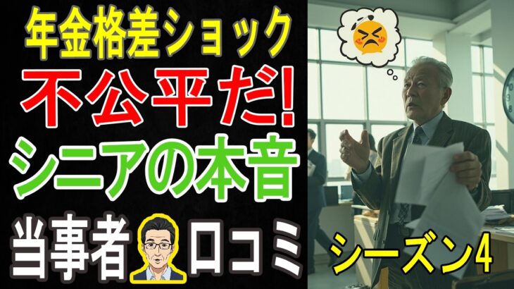 【年金格差の真実】あなたは「勝ち組」？それとも「絶望組」？😱 シニアが語る衝撃の格差社会15選【パート4】