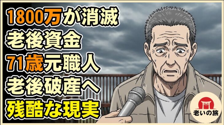 【漫画】「年金だけでは生きられない…」1800万の老後資金が一瞬で消滅…71歳元職人を襲った老後破産という残酷な現実【シニアライフ】【60代以上の方へ】