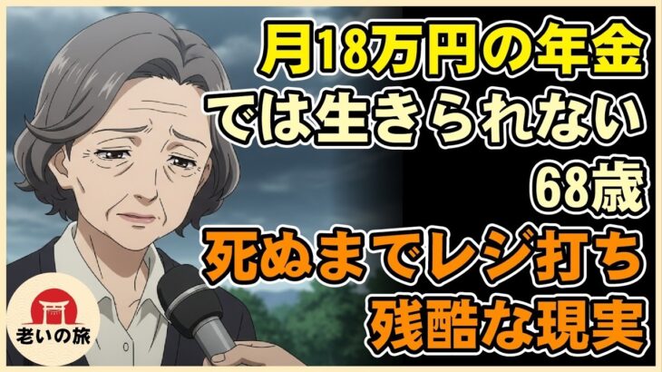 【漫画】月18万の年金では生きられない…68歳、死ぬまでレジ打ち生活の「残酷な現実」【シニアライフ】【60代以上の方へ】