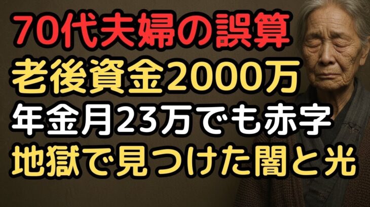 老後資金2000万では足りない？年金月23万の70代夫婦が辿った結末とは