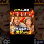 【2026年の現実】日本の物価上昇が年金生活者に与える衝撃とは？ #年金 #2026年最新情報 #シニアライフ