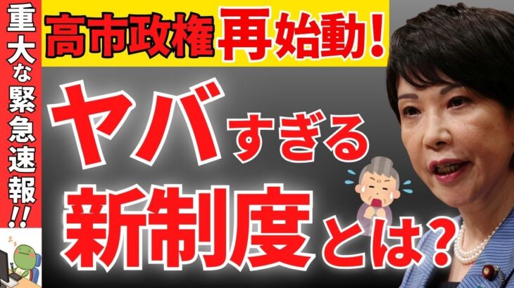 🎌【高市政権】年金はどうなる？2026年制度改正の全貌！食料品ゼロ税率・10万円給付・在職老齢年金見直し🎌
